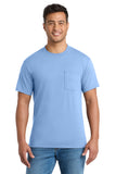 T-shirt Port & Co Tall Core Blend avec poche