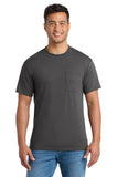 T-shirt Port & Co Tall Core Blend avec poche