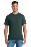 T-shirt Port & Co Tall Core Blend avec poche