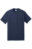 T-shirt Port & Co Tall Core Blend avec poche