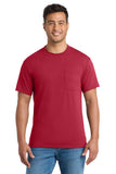 T-shirt Port & Co Tall Core Blend avec poche