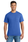 T-shirt Port & Co Tall Core Blend avec poche