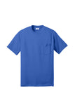 T-shirt Port & Co Tall Core Blend avec poche