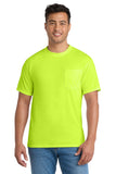 T-shirt Port & Co Tall Core Blend avec poche