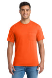 T-shirt Port & Co Tall Core Blend avec poche